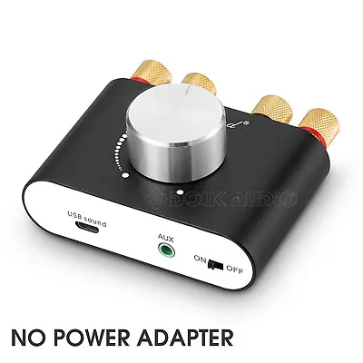 Nobsound HiFi Bluetooth Power Amplifier Mini Digital Stereo Amp NO POWER ADAPTER • £20.19