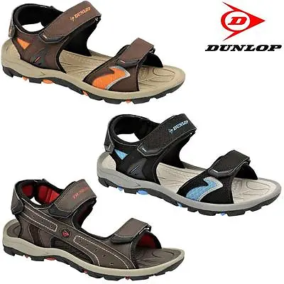 Dunlop Mens Summer Sandals Walking Hiking Trekking Sandals Lightweight Shoes Siz • £14.95