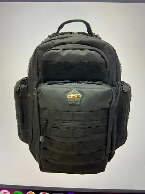 High Speed Daddy Tactical Grade HSD Diaper Bag Backpack Black HSD001B • $45