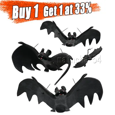 £1.99 • Buy Hanging Rubber Vampire Bat Toy Prop Fancy Dress Halloween Party Decoration UK
