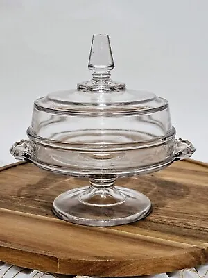 Vintage Clear Glass Compote - Unbranded • $15