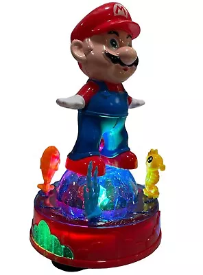 Super Hero Mario Action Figure Dance Toy Dancing Music Kids Best Gift • £12.21