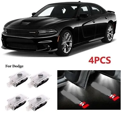 4PCS Car LED Cool Laser Courtesy Puddle Lights For Dodge Charger 2006-2021 New • $24.88