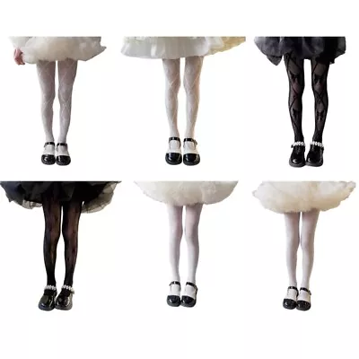 Cute Butterfly Bows Lace Tights Girls Pantyhose For Daily Wear Special Occasion • £5.55
