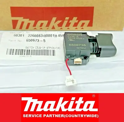 Genuine Makita SWITCH C3JW-1A Impact Wrench DTW281 DTW285 BTP131 BTP141 DTS141 • £24.86