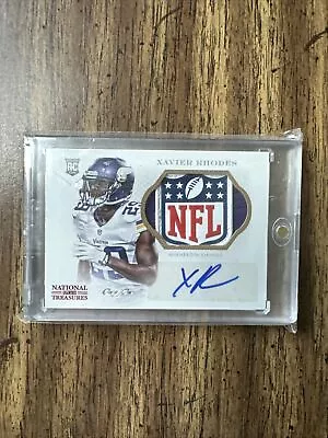 2013 National Treasures - Rookie Shield Auto #337 Xavier Rhodes 1/1 Vikings • $799.95