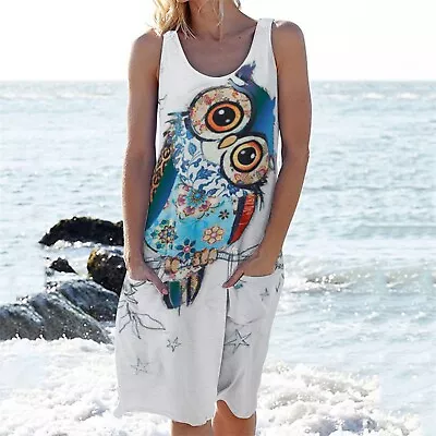 $33.36 • Buy Women's Summer Casual T Shirt Dresses Beach Cover Up Casual Dresses For Teens