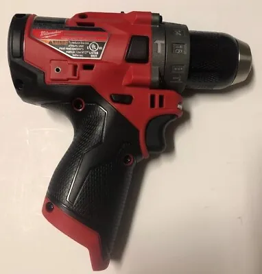 NEW MILWAUKEE 2504-20 M12 12V 12 Volt Li-Ion FUEL Brushless 1/2  Hammer Drill • $69.95