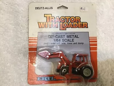 $19.16 • Buy Vintage 1/64 Deutz-Allis Tractor With Front End Loader By Ertl 1986 #1226-7HFO