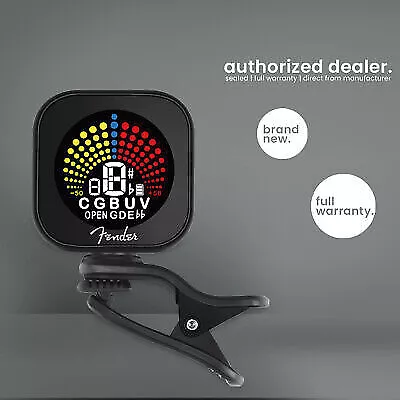 Fender Flash 2.0 Rechargeable Guitar Tuner Color Black By Fender • $19.62