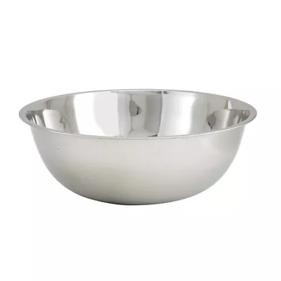 20 Qt Winware By Winco 18.62dia X 5.5 H Stainless Steel Mixing Bowl MXB-2000Q • $25.99