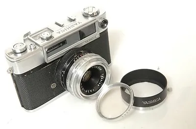 ✅ Yashica Md Minister D Range Finder W/ Yashinon 45mm 2.8 Lens Hood Filter Read* • £49.86