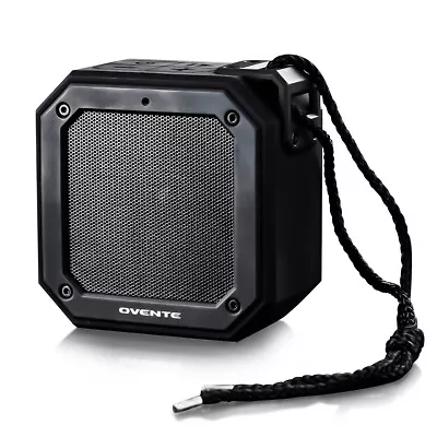 Ovente Portable Mini Stereo Wireless Speaker With 3 Input Choices Black ZA1200B • $29.71