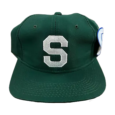 Vintage Michigan State University  Spartans  Twill NCAA Snapback Hat • $29