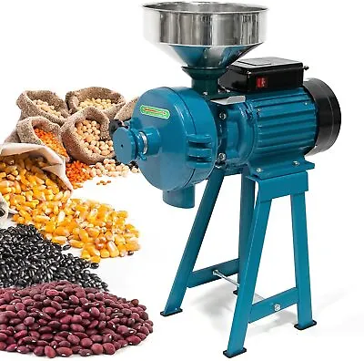 $307.90 • Buy 3000W Electric Dry Wet Grain Grinder Mill W/Funnel 110V Mill Powder Machine Gift
