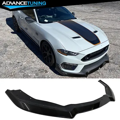 Fits 21-23 Ford Mustang Mach 1 Handling Package Front Bumper Lip Kit Gloss Black • $199.99