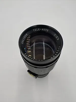 $24.99 • Buy SOLIGOR Tele-Auto 1:3.5 F-200mm Prime Telephoto Lens