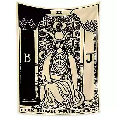 Tarot Tapestry The High Priestess Tapestry Medieval Europe 39.4x59.1 Inch • $20.98