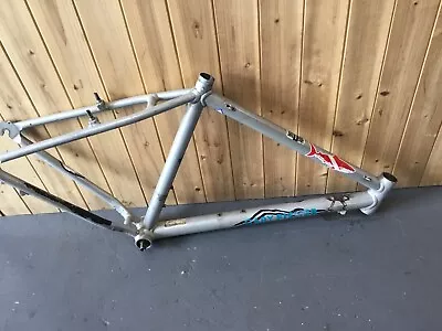 Vintage Gary Fisher Supercaliber Mountain Bike Frame Silver 17’’ • $72.24