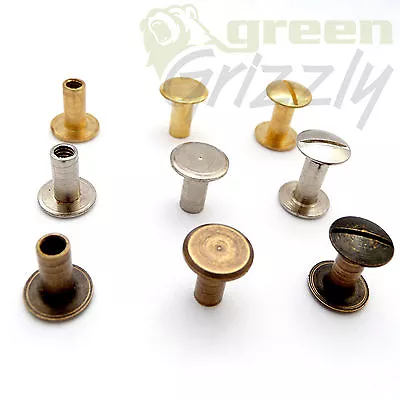 £2.49 • Buy 9 Mm Binding Screws Posts Chicago Screws Interscrew Scrapbooking Book A7K