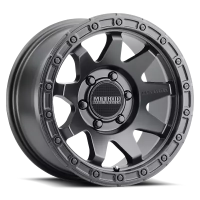 1 New Matte Black Method Race Wheels MR317 17X8.5 0 6-139.70/0 Wheel • $309