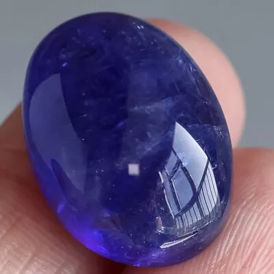 27Ct Violet Blue Tanzanian Tanzanite Cab USTE5 • $400