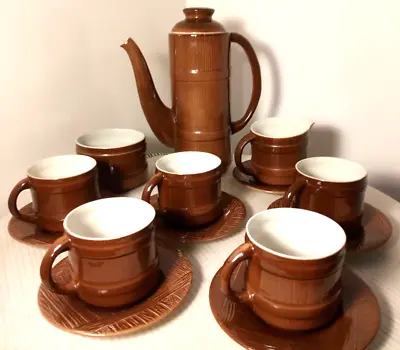 Vintage- Kelsboro Ware Tea Set- 'Barrel' Design- 14 Items- Beautiful- GC- RARE. • £45