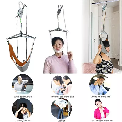 1x Neck Stretcher Cervical Neck Pain Relief Cervical Neck Traction Device Brace • £8.99