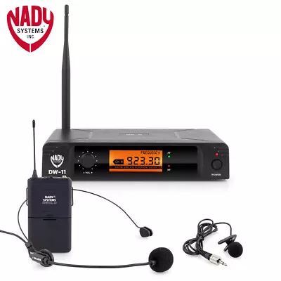 Nady DW-11 LT-HM Digital Wireless Lapel And Headset Microphone System • $114.99