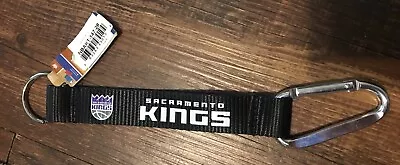 NBA Sacramento Kings Clip On Keychain Keyring Carabiner Lanyard • $6