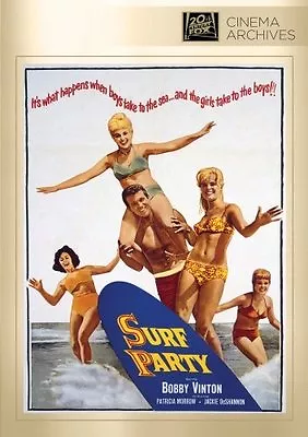 Surf Party DVD (1964) Bobby Vinton Patricia Morrow Jack DeShannon Maury Dexter • $29.88