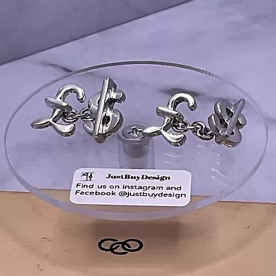 Links Of London Silver Pound & Dollar Cuff Links Fully Hallmarked 925 Sterling • £39.99