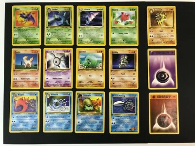 $35 • Buy Pokemon 1st Edition TCG Lot Of 15 - Machop Kingler