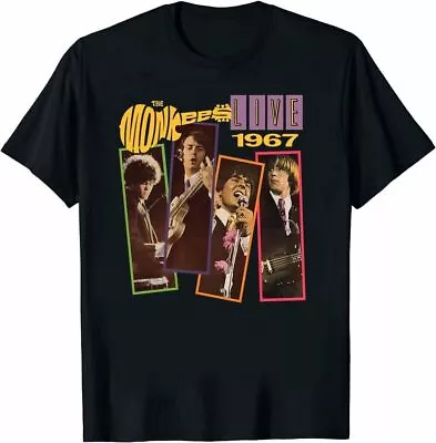 The Monkees Live 1967 T-Shirt Gift For Fans Music Black • $21.99