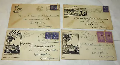 1940 USS Indianapolis Honolulu Army Navy YMCA Covers & Letterheads • $64.50