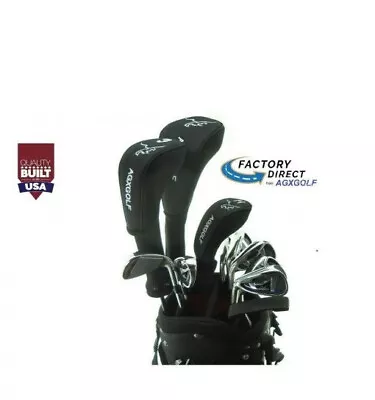 AGXGOLF PETITE LADIES LEFT HAND X-TOUR COMPLETE GRAPHITE GOLF CLUB SET WBAG; USA • $379.95