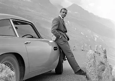 007 James Bond  Sean Connery  Canvas Wall Art   20 X30  Art On Offer • £29