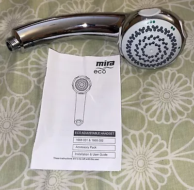 Mira Logic Adjustable Spray Shower Handset Chrome - Brand New LOOSE - Buy It £55 • £55