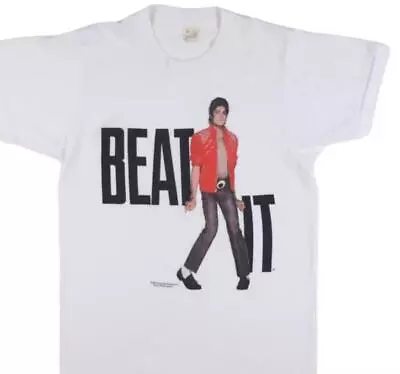 Vintage 1984 Michael Jackson Beat It Shirt Merch Gift For Fans S-5Xl • $17.98