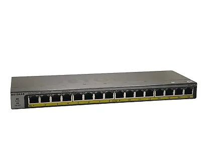 Netgear GS116LP PoE Switch 16 Port Gigabit Ethernet Unmanaged Network Switch • £119.99