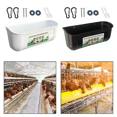 Chicken Goat Hanging Fence Feeder Livestock Feeding Container For Livestock • $26.82