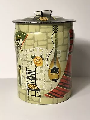 Vintage Tin Container George W Horner England Retro Artsy • $14