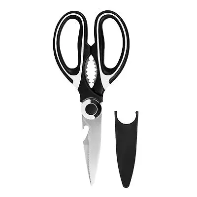 Kitchen Shear Heavy Duty Kitchen Food Scissors For Meat Fish Vegetable Herbs • £4.99