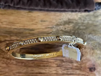 Michael Kors Astor Gold Tone Bangle Bracelet MKJ3267710 NWT $145 • $99