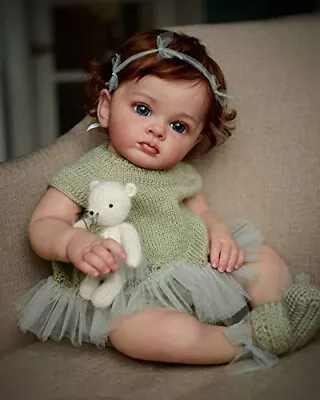 22  Reborn Baby Dolls Handmade Realistic Soft Vinyl Silicone Newborn Girl Gifts • $59.87
