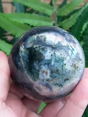 Blue Ocean Jasper Crystal Sphere Ball Natural Stone 7.1cm 465g  • £26