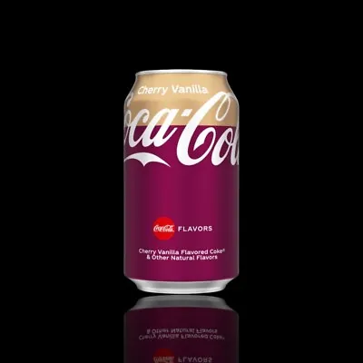 6 X Coca Cola Cherry Vanilla 355ml Cans - USA IMPORT • £9.99