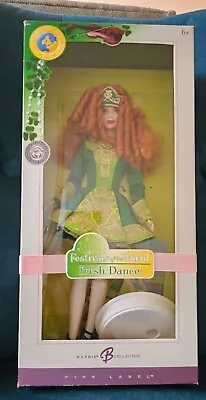 Barbie Irish Green Collectors' Doll Dolls Of The World Ginger Mattel Doll • $65
