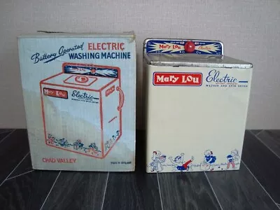 Vintage Chad Valley Mary Lou Toy Washing Machine & Spin Dryer In Original Box • $24.90