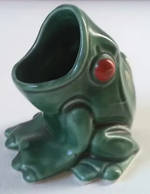 Vintage Early Goebel West German 1960s Mark Green Frog Match Striker Holder NICE • $89.95